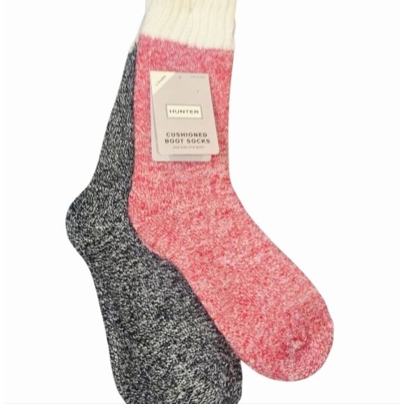 Hunter 2-Pairs Cushioned Boot Sock - Picture 2 of 7